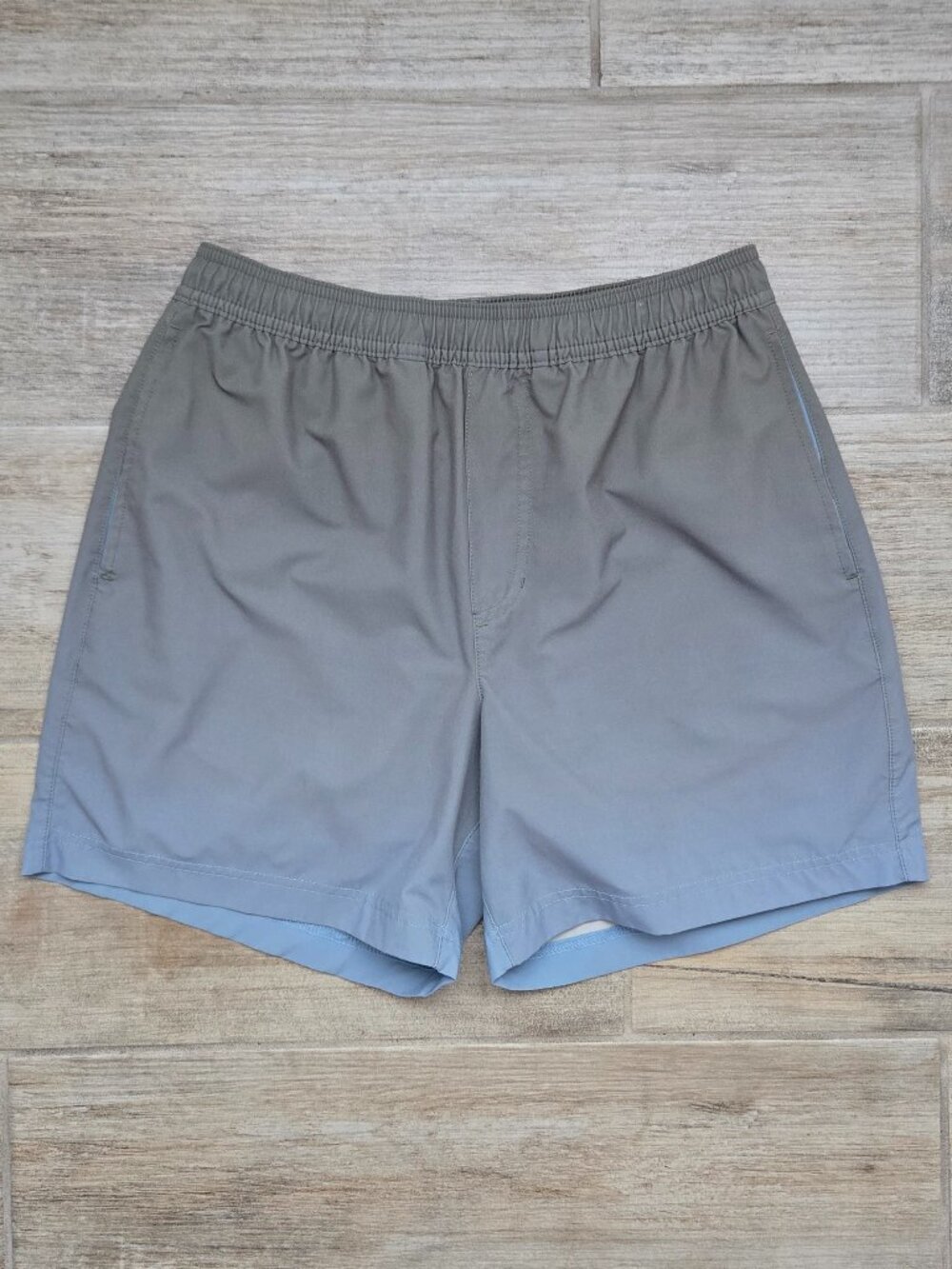 Chubbies Gradient Lined Swim Trunks Mens Green Steel Performance Stretch S